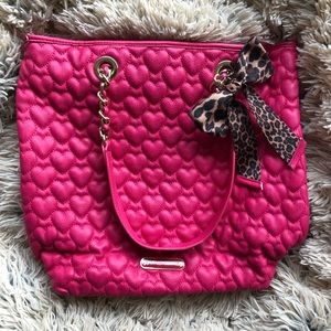 Pink Betsy Johnson purse